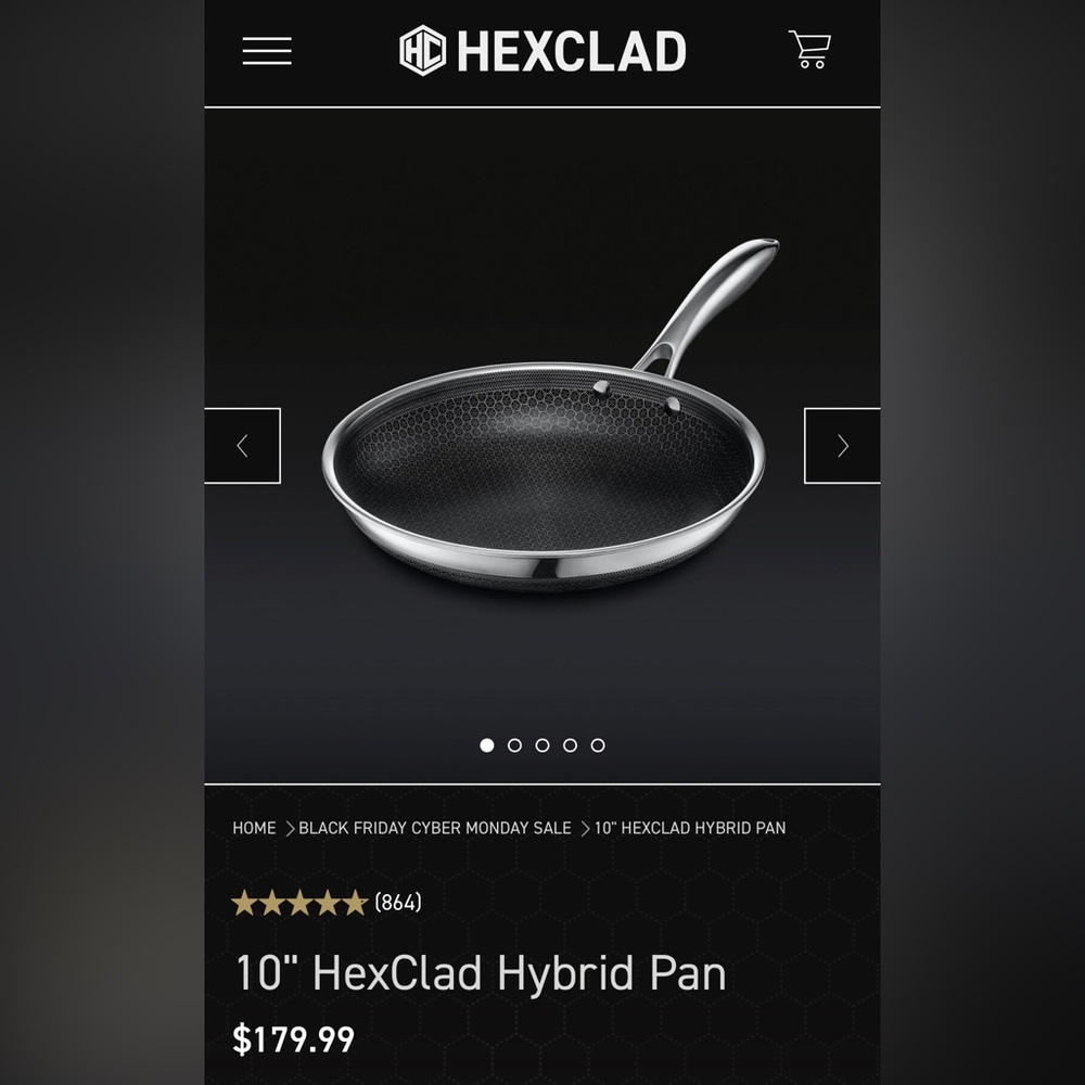 10" HexClad Hybrid Pan